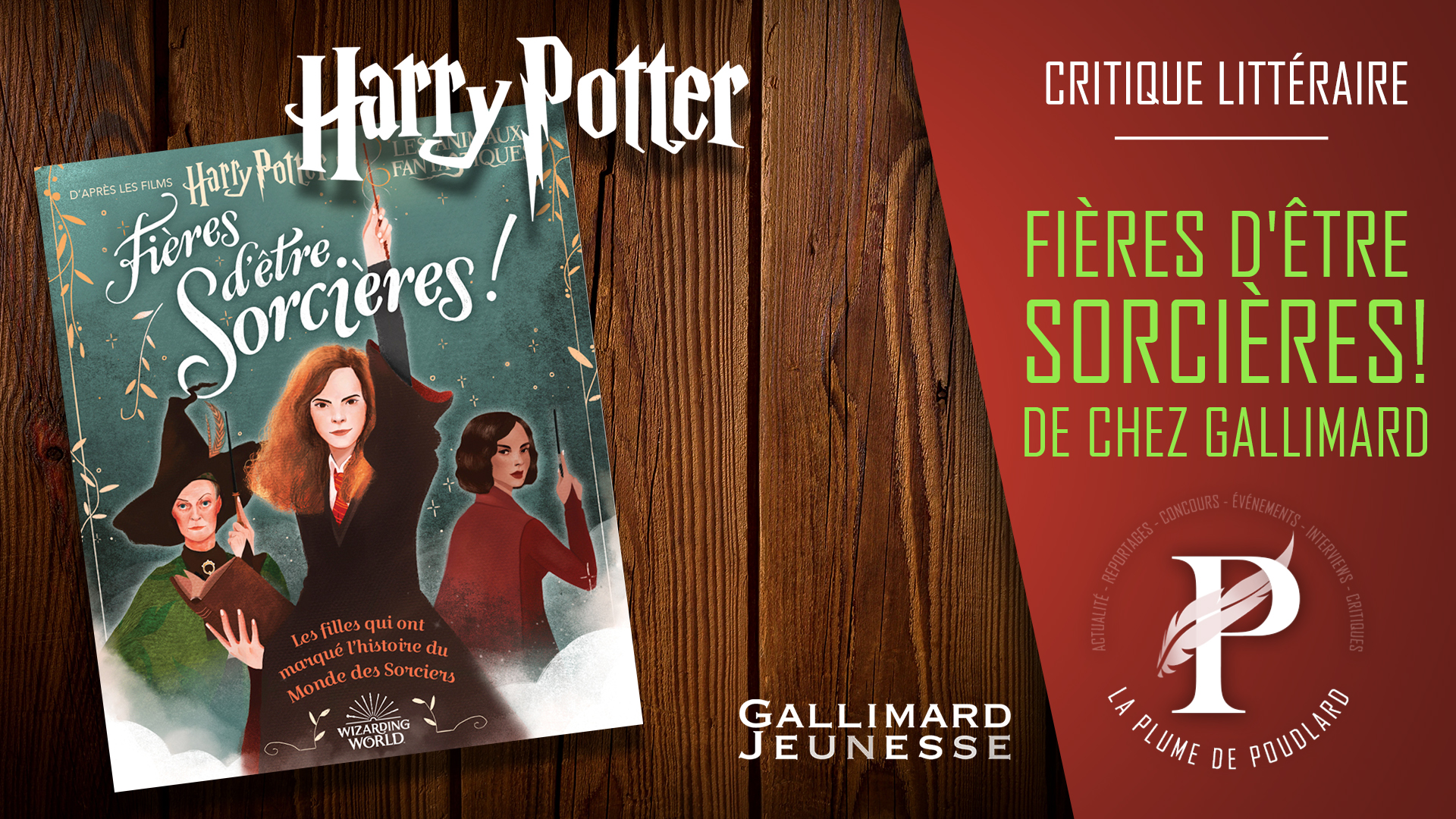 Critique Littéraire : Fières d'être sorcières ! Harry Potter