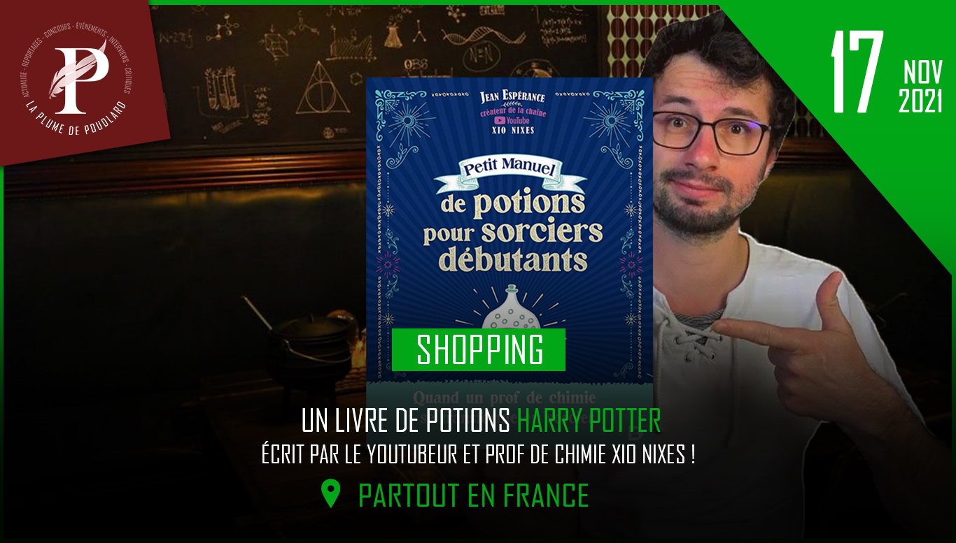 Un livre de potions Harry Potter écrit par le Youtubeur et prof de